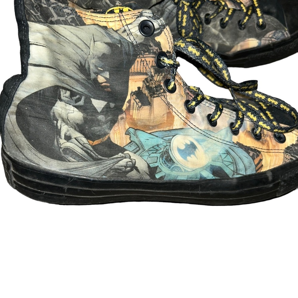Converse men dc comics Batman hi top chuck Taylor’s black knight sneakers 11